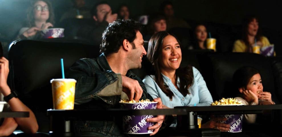 Couple at movies a Megaplex